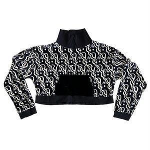 DAZEY LA Velvet Zip Top